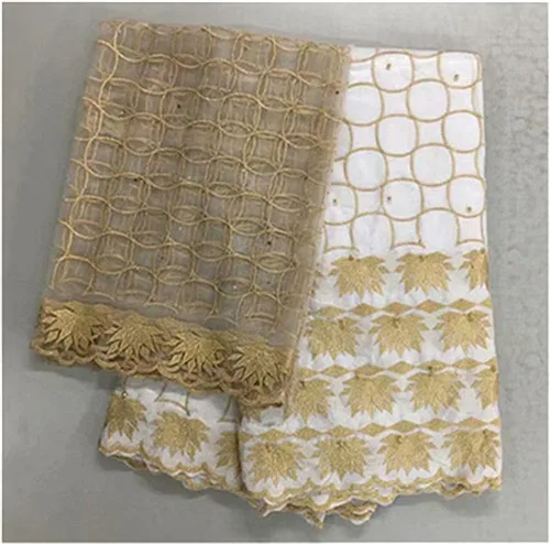 

Nigerian lace fabrics latest cotton bazin riche getzner 2018 nouveau guinea brocade fabric fashion women lace 2019 5+2yards/lot