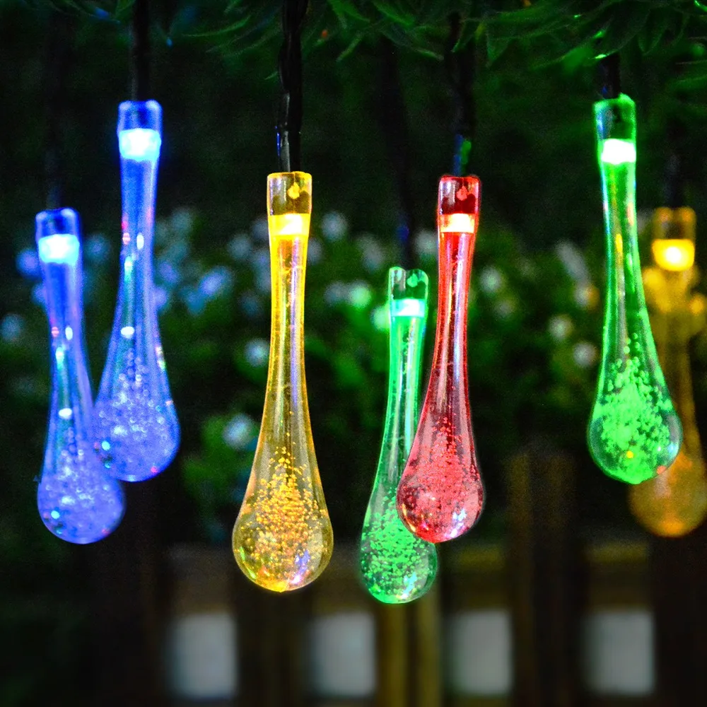 

Solar Power Lamp Fairy Garden Solar Lighting Garland Crystal Ball Flower solar outdoor Lighting Waterproof Decorative Lawn Lamp