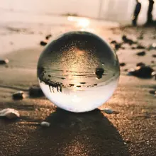 Чистый хрустальный шар magic стекло Сфера, шар фон для фотосъемки вспомогательный декоративные мяч изделие из хрусталя подарок Декор для дома