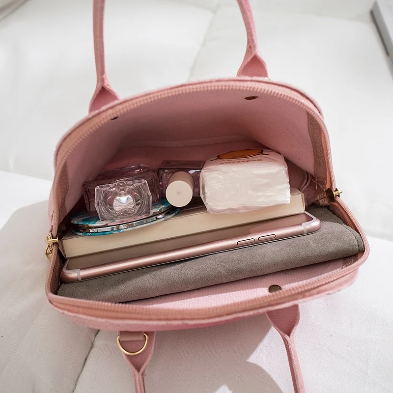 LJL-Luxury New Fashion Gradient Ladies Bag Caviar Portable Shell Bag Messenger Bag Shoulder Bag Wallet Female