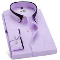 MACROSEA męski strój biznesowy koszule męskie formalne zapinane na guziki kołnierzyk koszuli Fashion Style wiosna i jesień męska koszula na co dzień 4