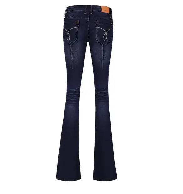Новые женские OL Повседневные Штаны Джинсы Расклешенные брендовые пикантные джинсовые женские большие размеры