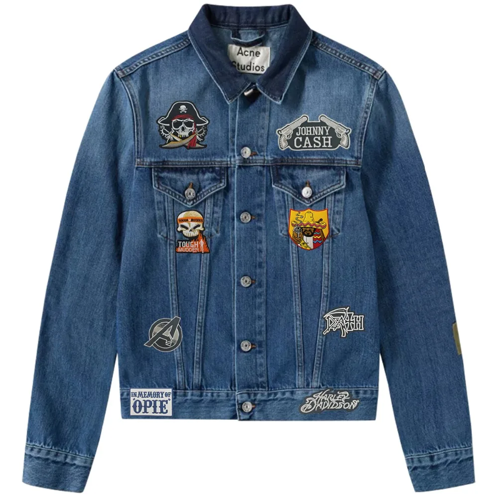 G0625 (5)Bandidos MC Front Jacket Biker Patch IRON ON VEST LEATHER 4 Patch