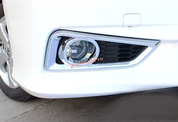 

For Honda City 2014 2015 2016 Chrome Front Fog light Foglamps Cover Trim 2pcs