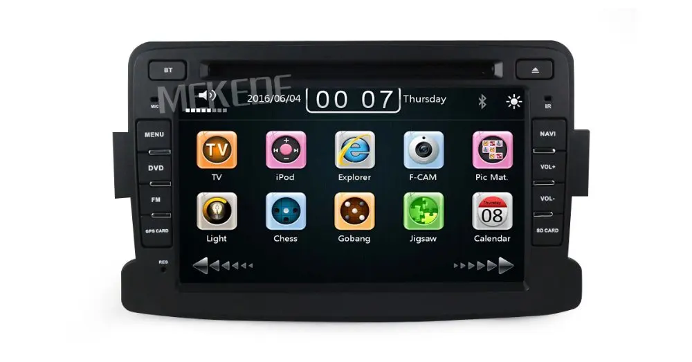 Автомобильный мультимедийный плеер навигации GPS DVD для dacia Renault Duster Logan Sandero Лада стерео с Bluetooth радио 1080 P видео