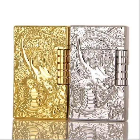 

DK-830 carved dragon grinding wheel, open fire lighter, Dian Kang lighter.