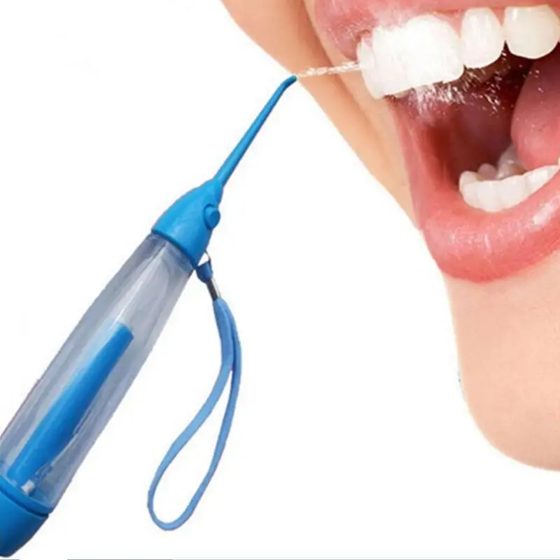 

Portable Dental Floss Irrigator Water Flosser Jets Remove Debris Reduce Bacteria Tooth Cleaner Oral Hygiene Care Fresh Breath