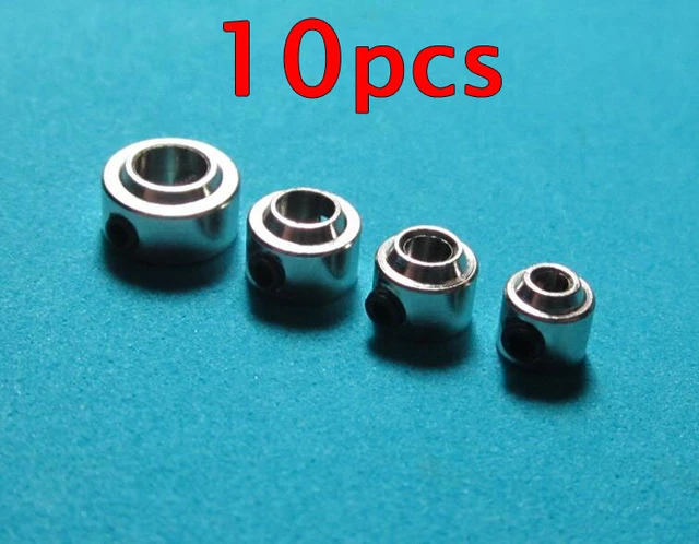 20PCS RC Aircraft Landing Gear Wheel Stoppers, 3.1mm Landing Gear Stopper  Set Stainless Steel RC Landing Gear Wheel Block Wheel Collar Landing Gear