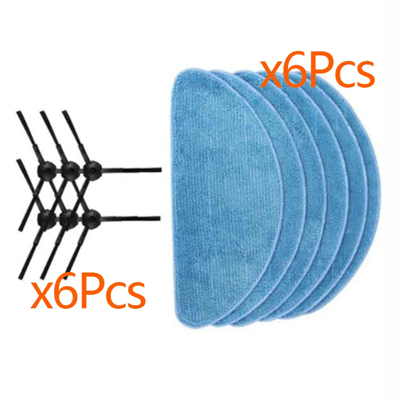 

Side Brush+ Mopping Mop Cloths Pads For ILIFE V7 V7S Plus Robot Vacuum Cleaner