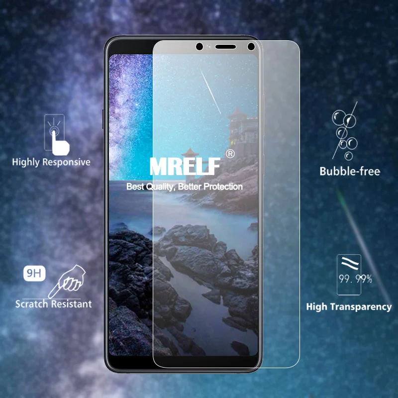 MRELF закаленное стекло для Samsung Galaxy A9 2018 Защита экрана телефона Защитное