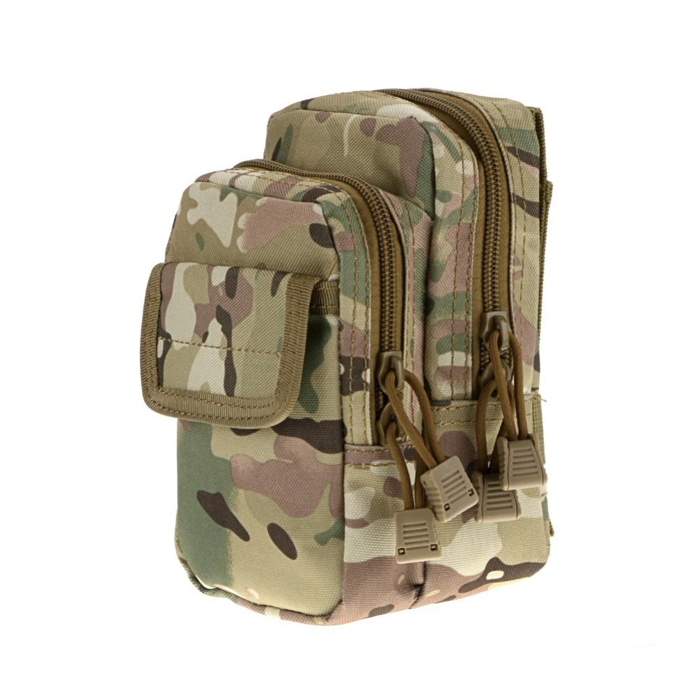 Portable Camouflage Pouch Belt Waist Pack Bag Phone Pocket Waist