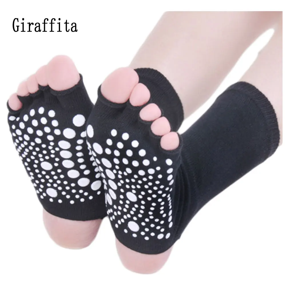 New 2018 Cotton Five Fingers Toes Yoga Socks Anti slip Ladies Cotton