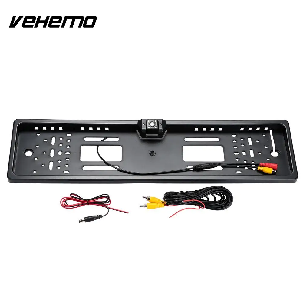 

EU Car License Plate Frame Durable Premium Car Rear View Camera Parking Kit Backup Parking Video Auto Reverse Backup Cam
