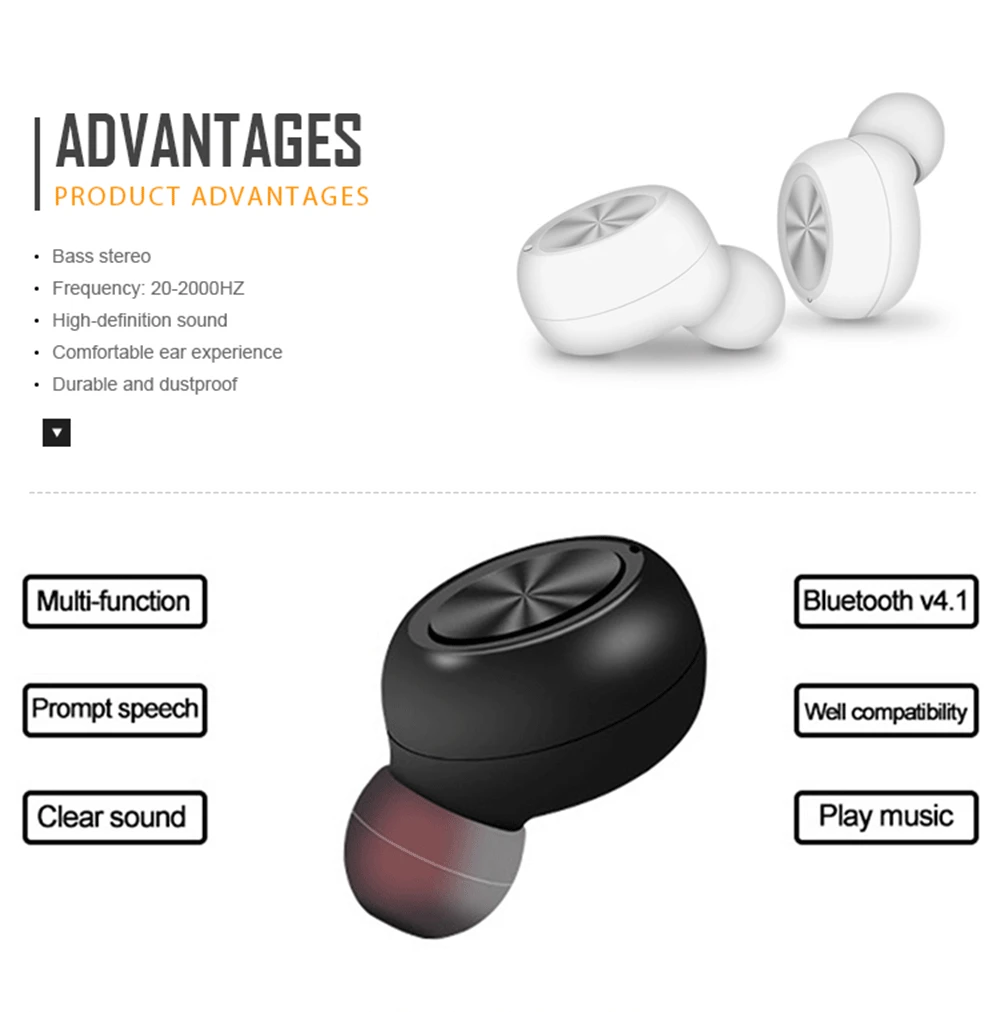 Hot Sell M&J i7s TWS Mini Wireless Bluetooth Earphone Stereo Earbud Headset With Charging Box Mic For All Smart phone (6)