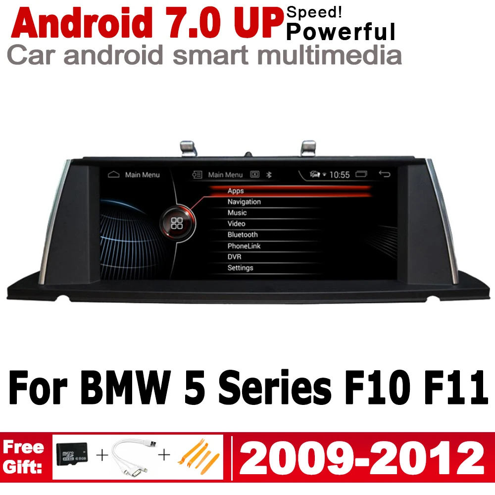 

Android For BMW 5 Series F10 F11 2009~2012 CIC Car HD screen radio GPS player Navigation WiFi Multimedia Player Auto Radio