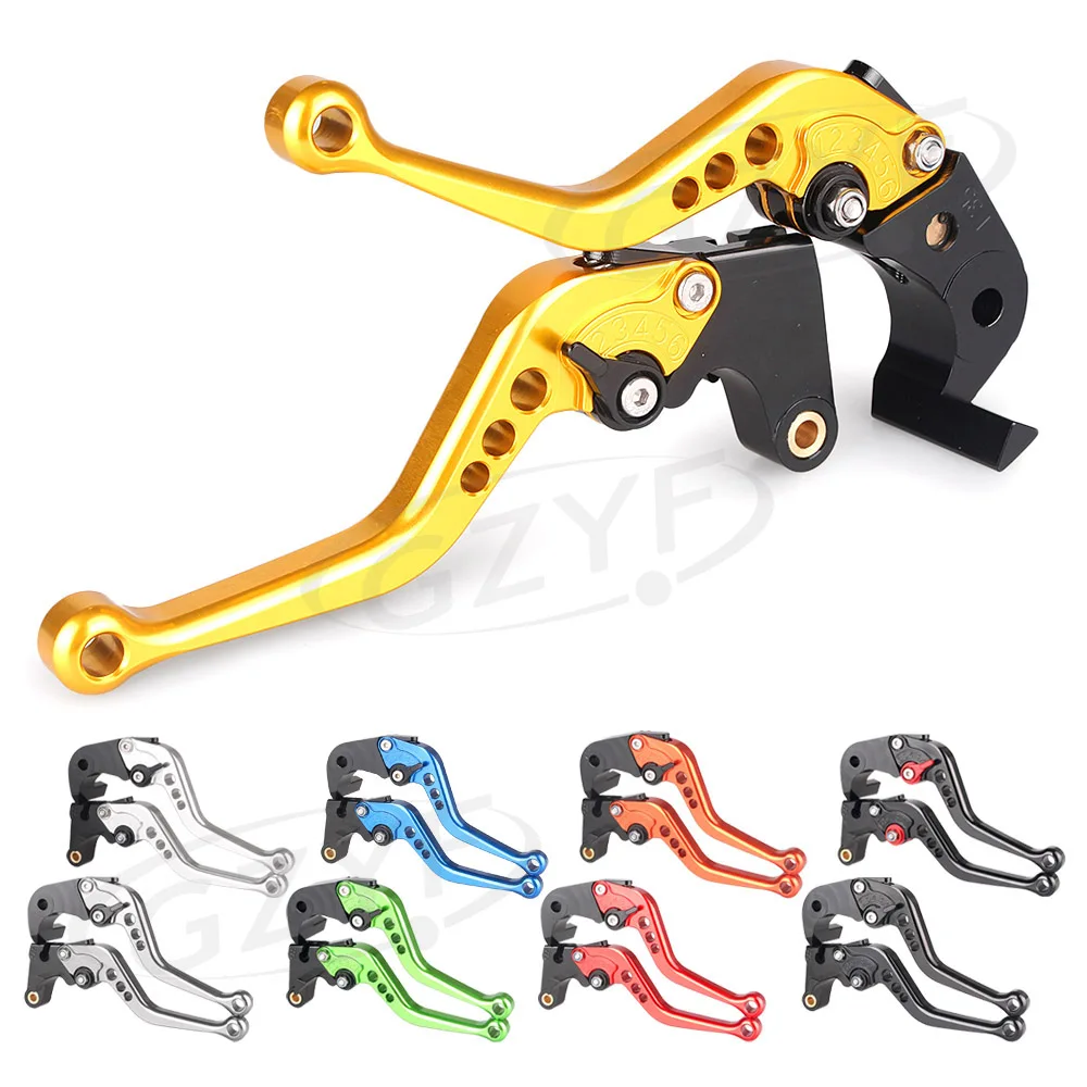 2009 2008 Black 2006-2010 Short Brake Clutch Levers For Suzuki GSXR600//750