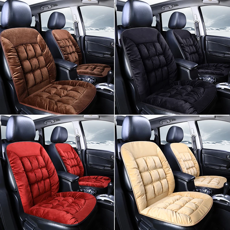 Теплые подушки для автомобильных сидений, чехол для автомобильных сидений, коврик, автомобильные аксессуары для интерьера, зимние для Ford Focus 2 3 4 Mondeo Ecosport Fiesta