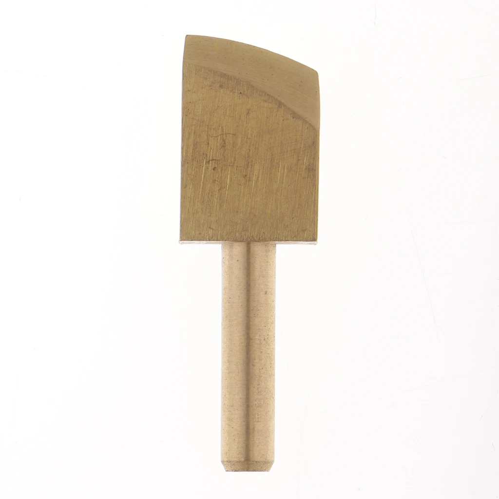 4mm Head Slotted Width Brass Leather Edge Solder Soldering Iron Tip DIY Tool