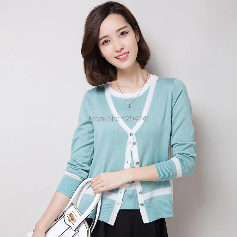 Women's Supima Cotton Cardigan Sweater | Lands' End twin sweater sets for women sears