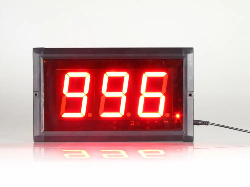 

3 inch 3 digits led digital clock