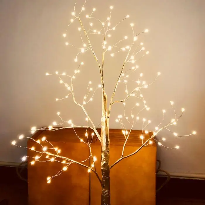 1 шт. моделирование дерево светодиодные фонари украшения для рождественской вечеринки домашний фестиваль Крытый Открытый LB88