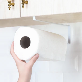 

Metal Toilet Paper Holder Stand Multi-Function Tissue Roll Towel Hanger Wall Mount High Gloss For Bathroom Lavatory Toilet Home
