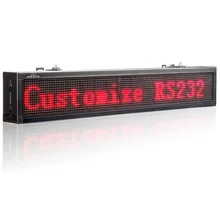 P4.75 Ultra Brightness Red color Led Display Board Program By Keypad RS232 port Remote Controller to Display Designated Message