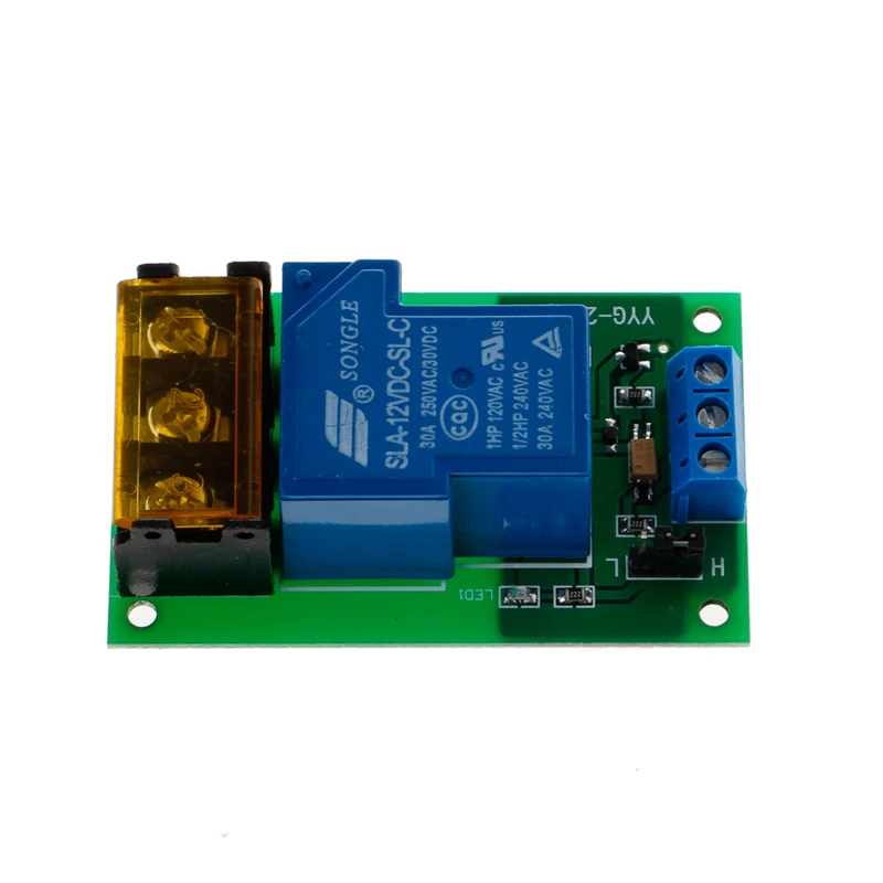 

12V 30A Relay Board Module Optocoupler Isolation High/Low Trigger New