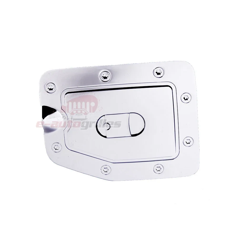XYIVYG Triple Chrome Plated ABS Fuel Gas Cap Door Cover for 98 04