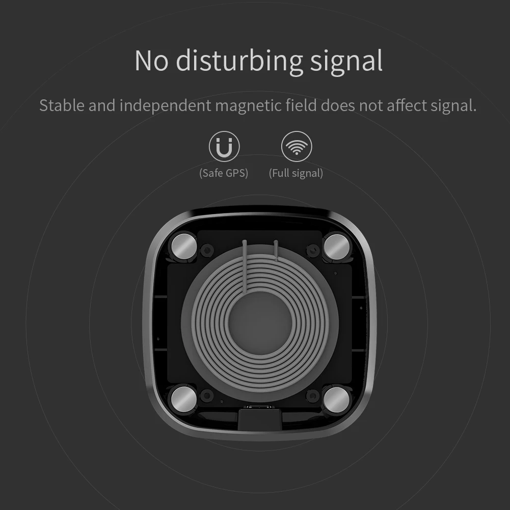 Новинка Nillkin 10 Вт Qi Быстрое беспроводное зарядное устройство для iPhone X/8/8 Plus Магнитный Автомобильный держатель для телефона для samsung S9/Note 8