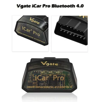 

Vgate ICar Pro Bluetooth 4.0 Adapter OBD2 Code Reader Scanner For Andriod IOS #SMT0419