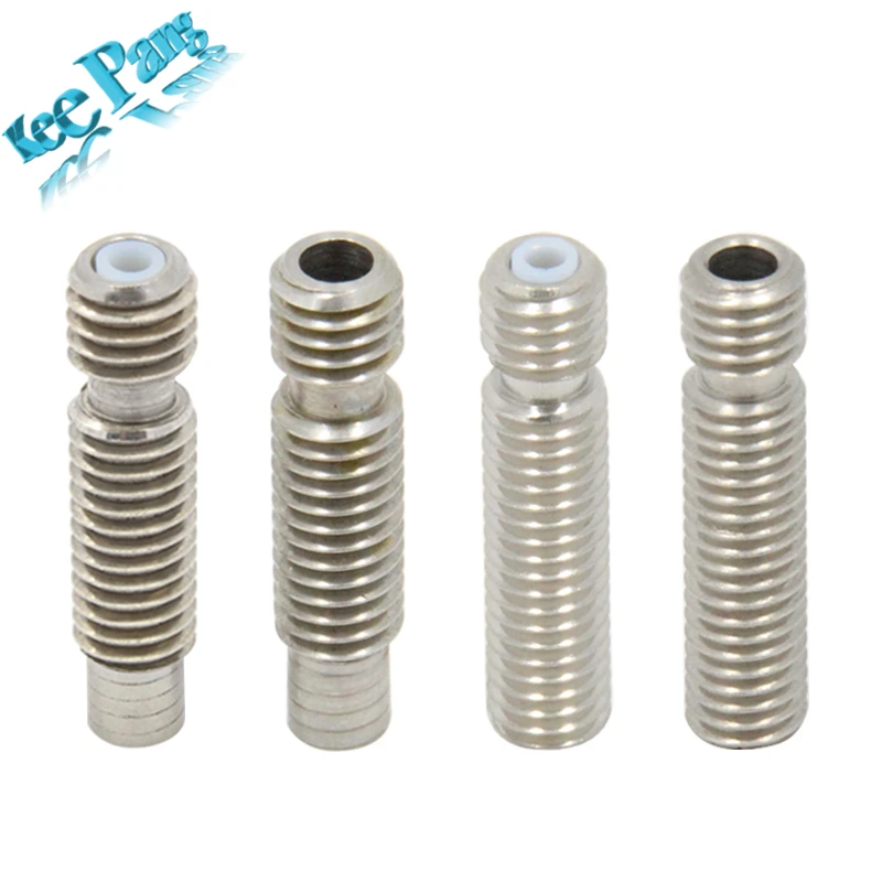 Stainless Steel Nozzles Throat For E3d V5 M6 Thread Hotend All Mental With Teflon Tube Throat For 1.75mm 3.0mm 3D Printer Parts Stainless Steel Nozzles Throat For E3d V5 M6 Thread Hotend All Mental With Teflon Tube Throat For 1.75mm 3.0mm 3D Printer Parts