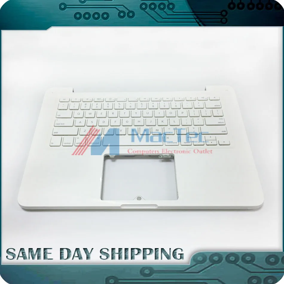 Подлинная 90% новый A1342 США Английский Клавиатура w/Топ Case palmrest для Apple MacBook 13.3