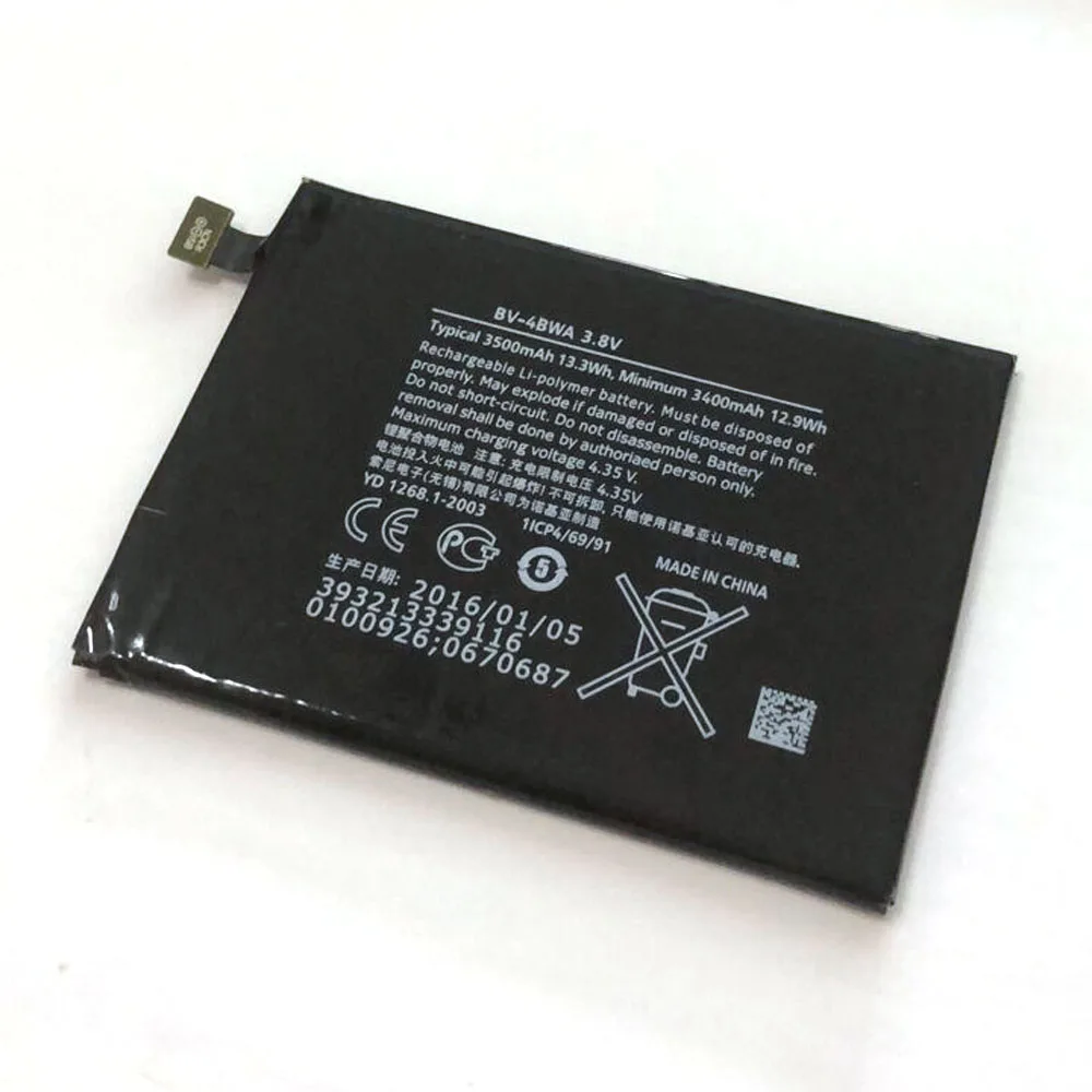 BV-4BWA аккумулятора телефона для Nokia Lumia 1320 встроенный BV4BWA 3500 мАч |