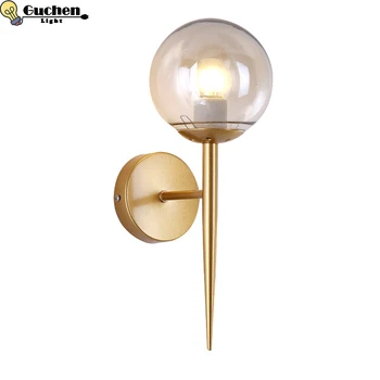 

Glass global wall lamp Retro Loft Industrial Vintage Wall Lamps French Designer Rotating Sconce Wall Lights For Home Decoration