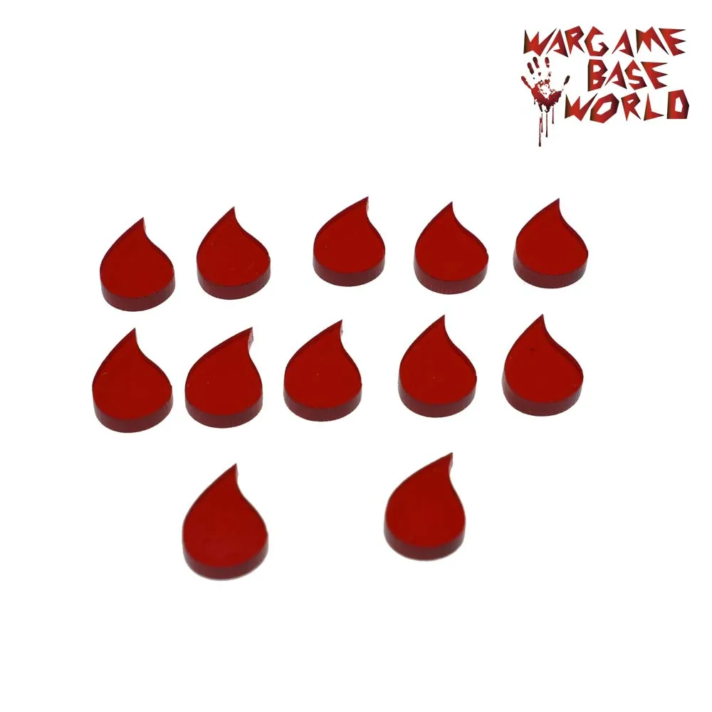 Wargame Base World маркеры ранения капли крови|markers marker|blood dropblood b |