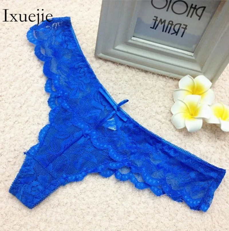 6pcs/lot Women Lace G String T Back Panties Ladies Underwear Thongs M L XL Sexy Panties Tanga