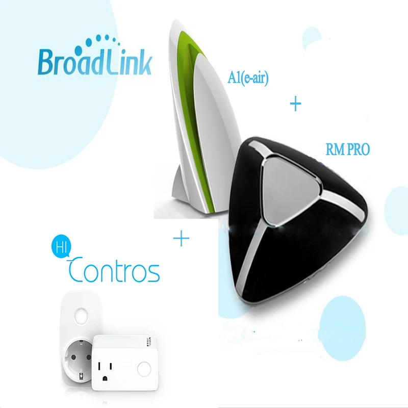 

Broadlink newest RM Pro and A1 wifi air purifier intelligent,smart socket SP3 wifi plug socket,smart home automation system