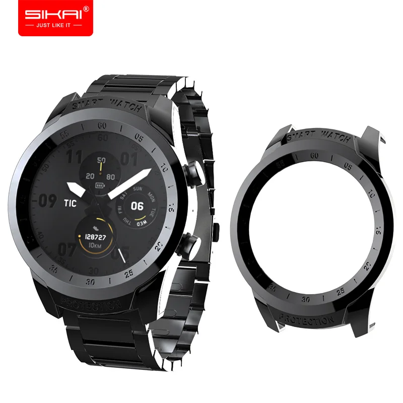  For Ticwatch Pro Smart Watch Anti-Scratch bumper Case SIKAI Tough Plastic Protective Cover Ultra-Li - 33032489654