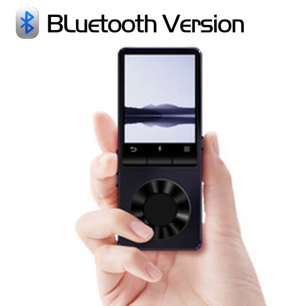 BENJIE X3 S8 металлический Bluetooth MP3-плеер портативный аудио 4 ГБ 8 ГБ музыкальный плеер со встроенным динамиком fm-радио, рекордер, электронная книга, часы - Цвет: Black with Bluetooth