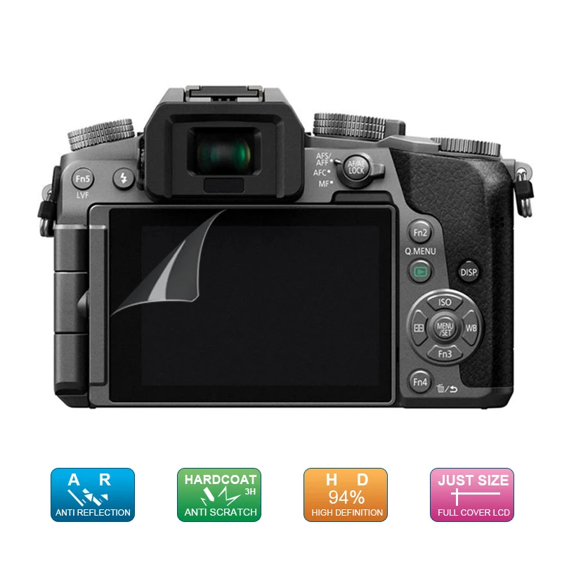 (6 шт. 3 упаковки) Защитная пленка для ЖК-экрана цифровой камеры Panasonic DMC GX85 GX80 G7 GX7II G8