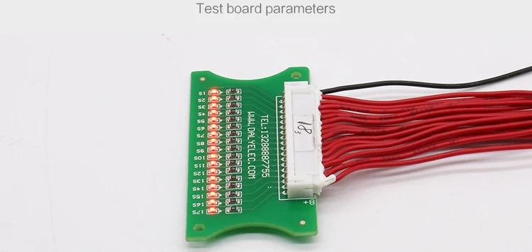 3 S-17 S литий-ионный аккумулятор светодиодный тест-плата защиты кабель проводка 10S 36V 13S 48V 16S 60V BMS линия разъем обнаружения