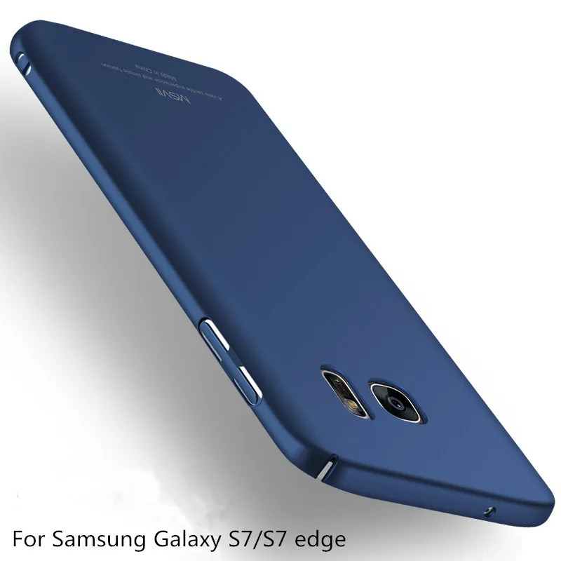 Luxury S7 Edge Msvii Thin Hard PC Case For Samsung Galaxy S7 /S7 Edge / Note 7 Back Cover Solid Color Protective Shell Skin