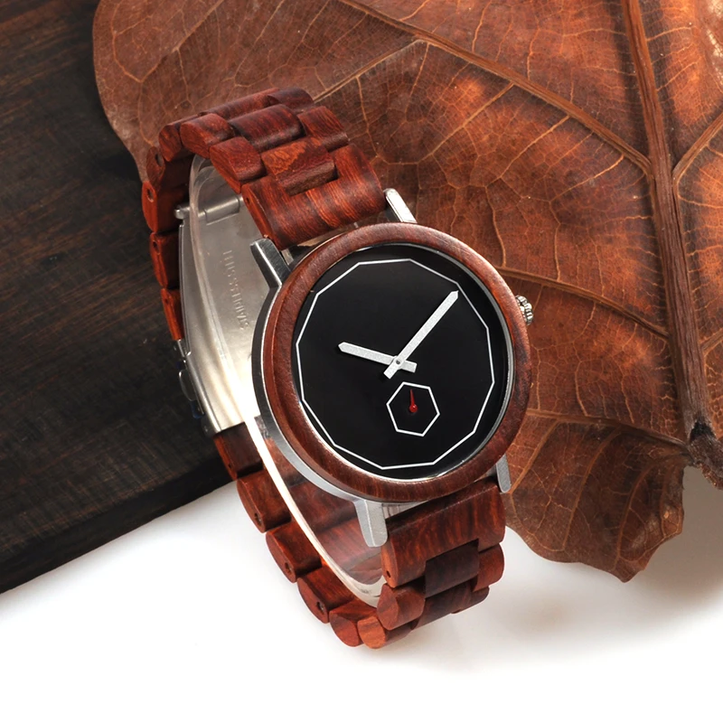 M29 red wooden watch 2