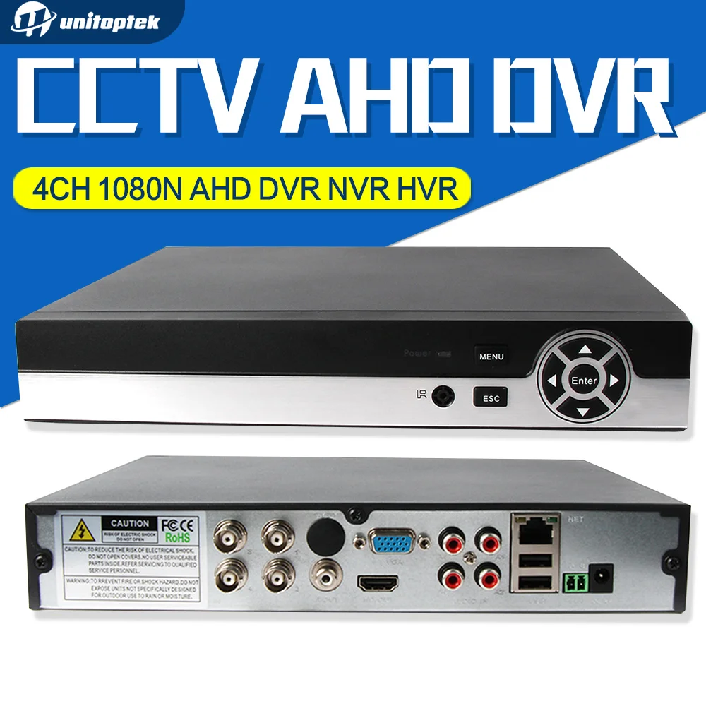 4Ch Full HD 1080N AHD-NH Real time 4 Channel CCTV 720P AHD DVR AHD-M Hybrid DVR NVR 4in1 Video Recorder For AHD&IP&Analog Camera