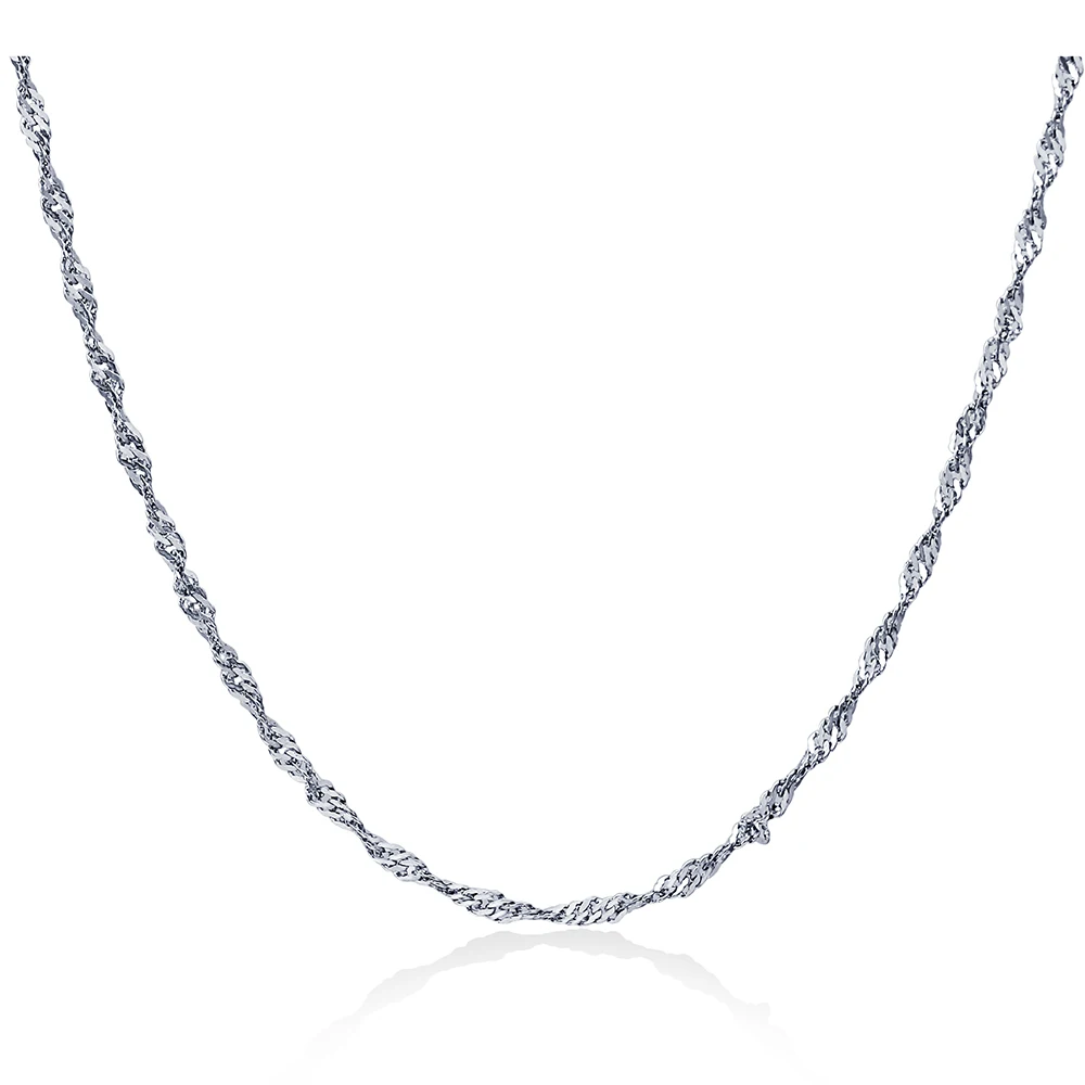 Lead & Nickel Free 50cm Necklace Chain Fashion Jewelry 925 Sterling