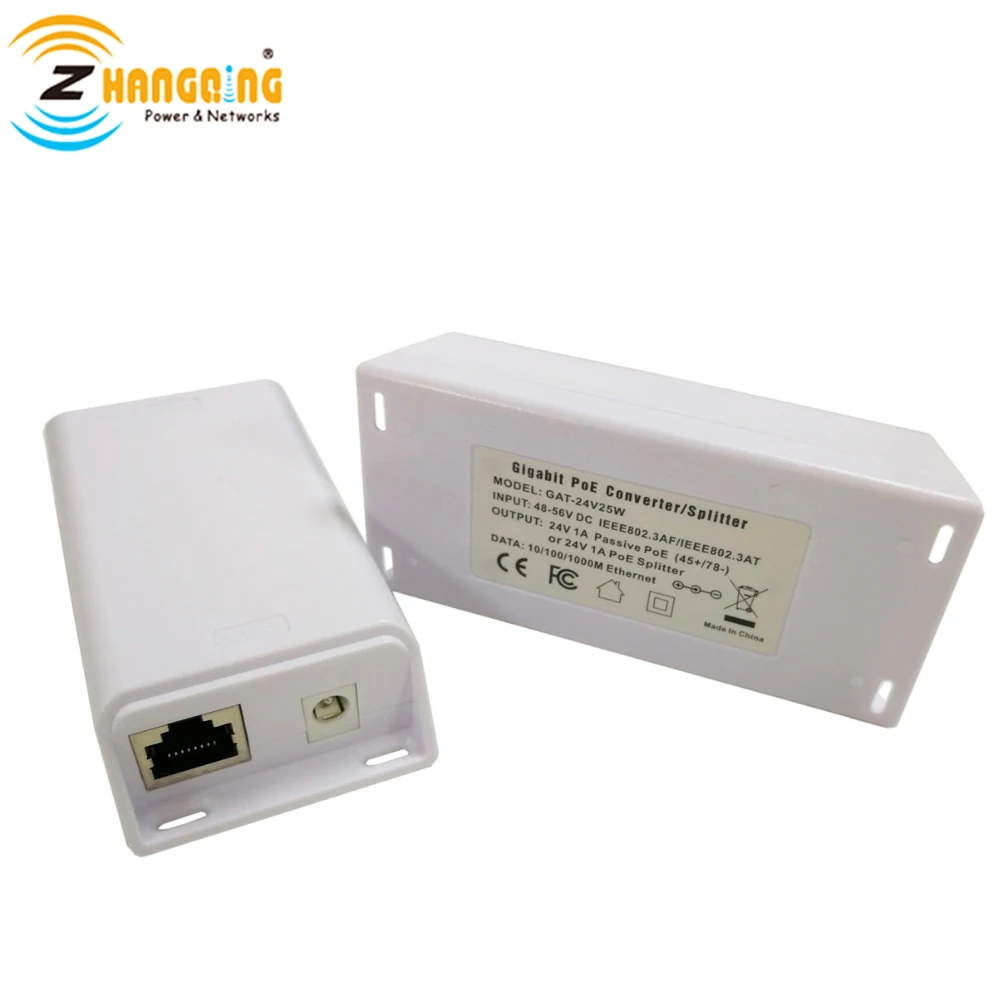 

GAT-24v25w | 802.3at to 24-Volt Converter/Step-Down Easily Mix and Match 802.3at and 24-Volt Devices 48V to 24V