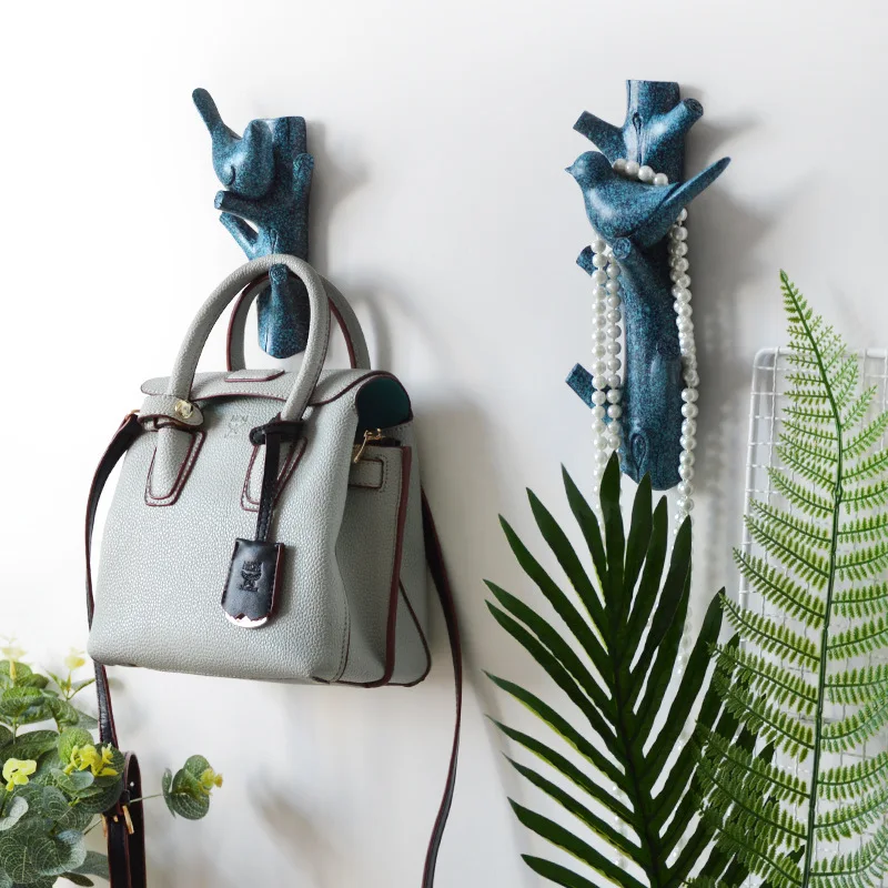 

Nordic Style Air Crafts Metope Decorative Hooks Hanger Key Holder Wall Hat Coat Rack Coatrack Resin Home Decoration Accessories