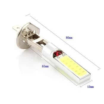 

Pair Daytime Running Fog Light High/Low 60W 6000LM Auto Bulbs Driving Lamp Bulb 2pcs White 6000K Hi/Lo Beam H1