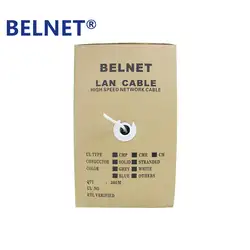 Belnet RJ45 CAT5 CAT5E локальной сети Ethernet кабель Белый 305 м (1000ft) для строительства сети